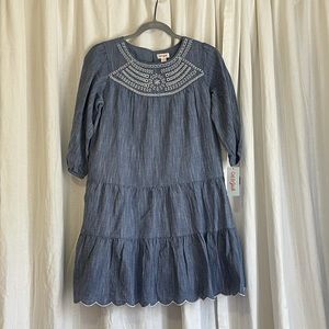 Cat & Jack Denim Tiered Dress